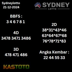 prediksi sydney hari ini tgl 21-12-2024